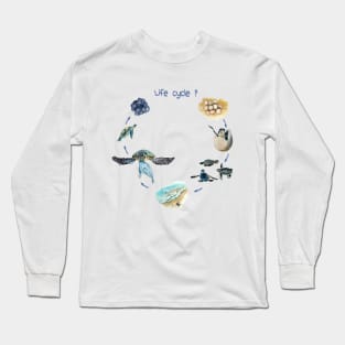 Sea turtle life cycle Long Sleeve T-Shirt